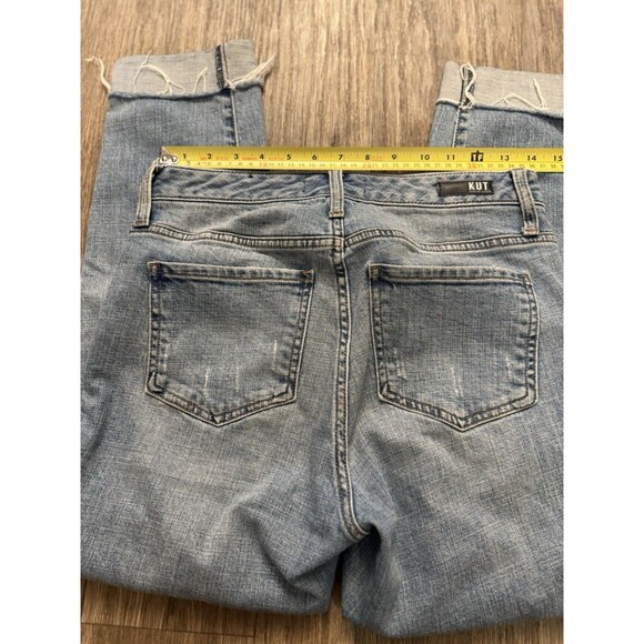 Kut from the Kloth Size 2 Catherine Fab Ab High Rise Boyfriend Blue Jeans - Picture 6 of 14